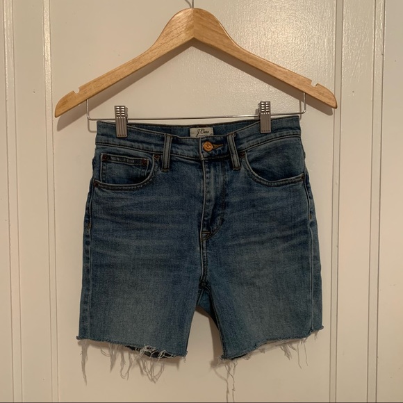 Mid length jean shorts - Picture 1 of 2